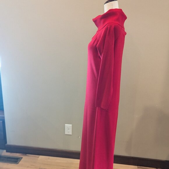 Ann Taylor Off The Shoulder Midi Sweater Dress - Picture 7 of 9